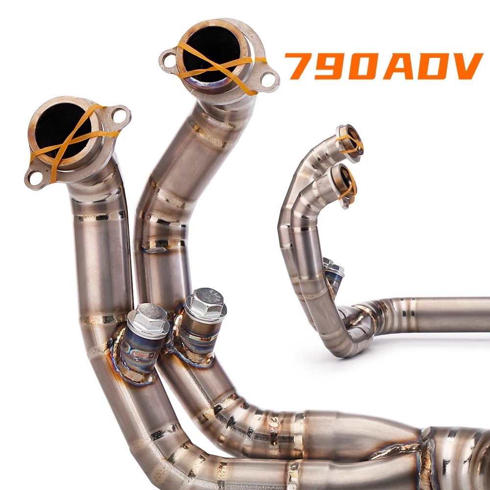 DUKE790 Motorcycle Exhaust System Slip Escape Front Tube Link Pipe Connect Original Full Exhaust System for MS/For New